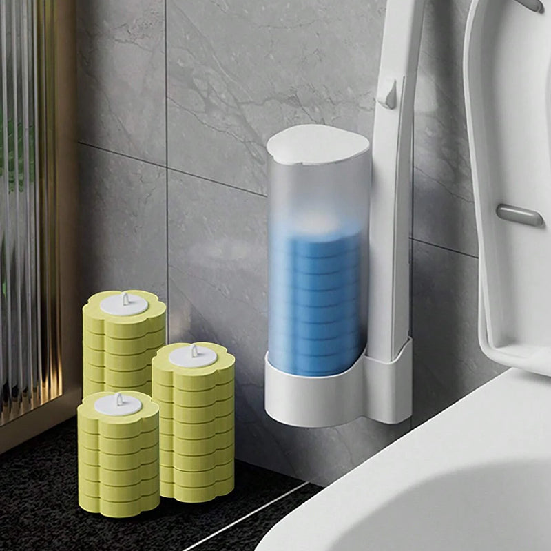 Disposable Toilet Scrubber | Antibacterial | Hygienic Sponge Tips | CleanClick