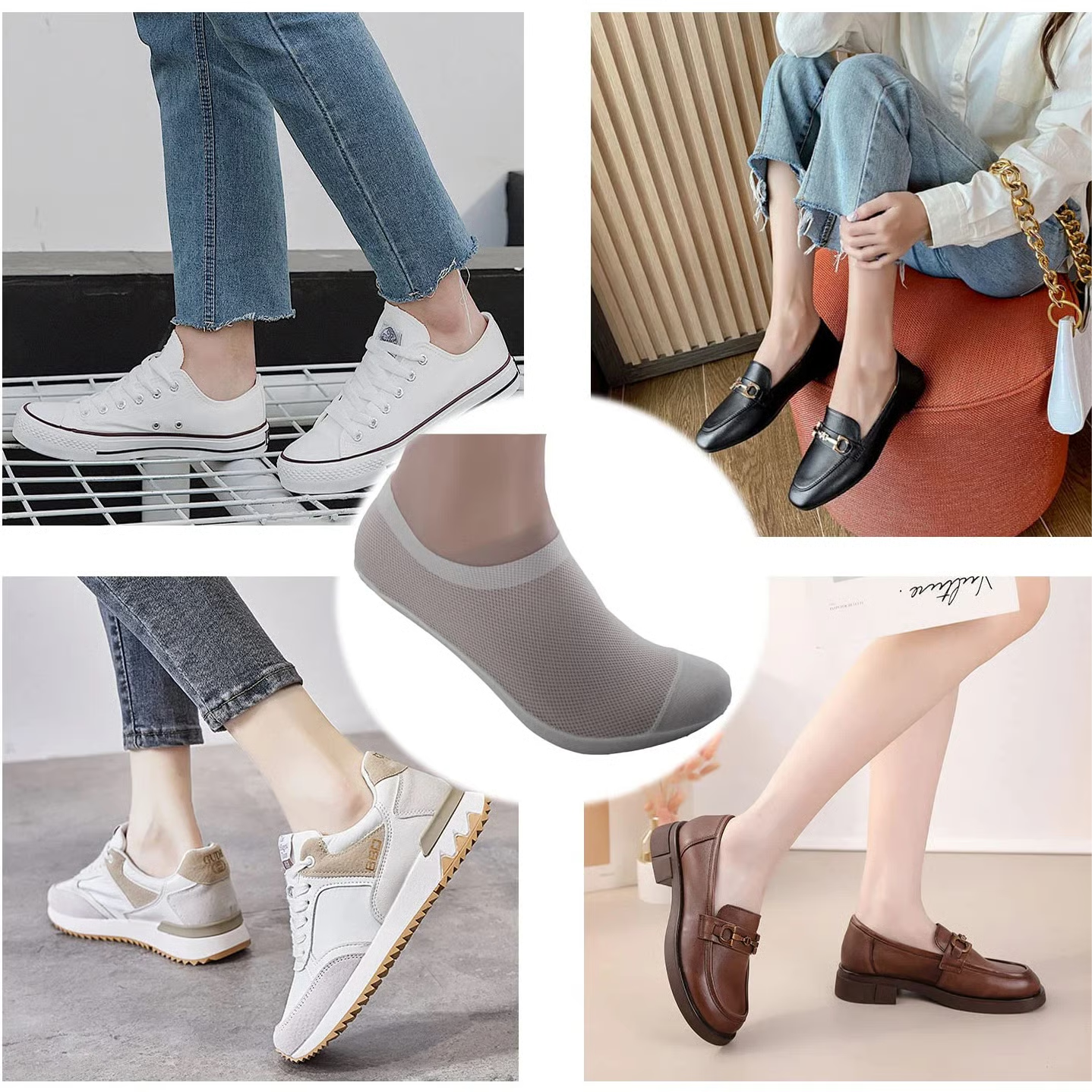 Invisible Comfort Insoles for All-Day Freshness and Safety