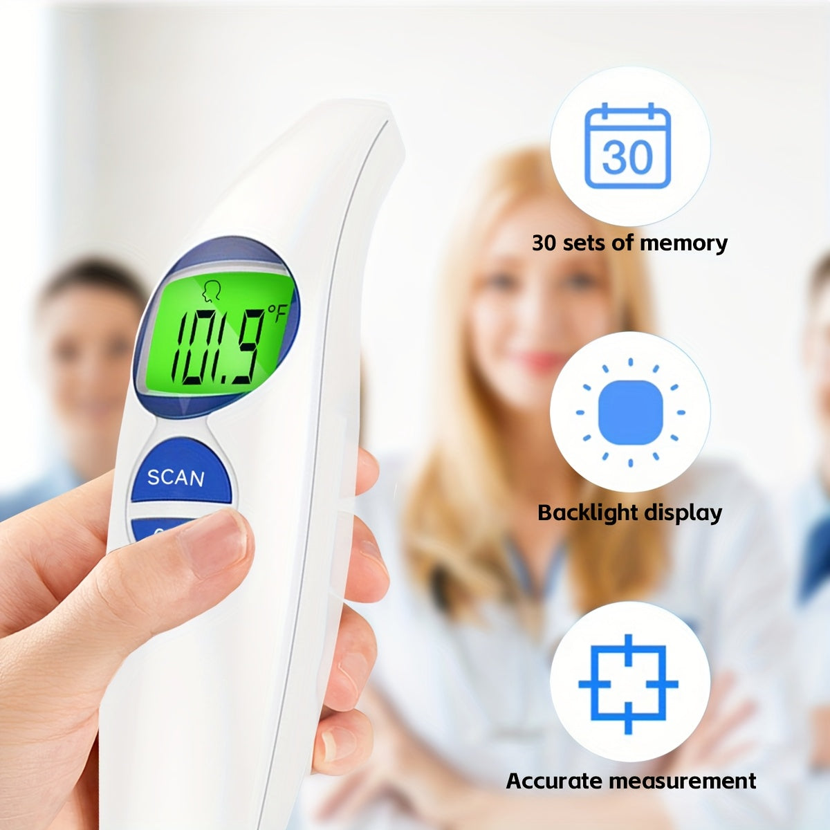 Non-Contact Infrared Forehead Thermometer