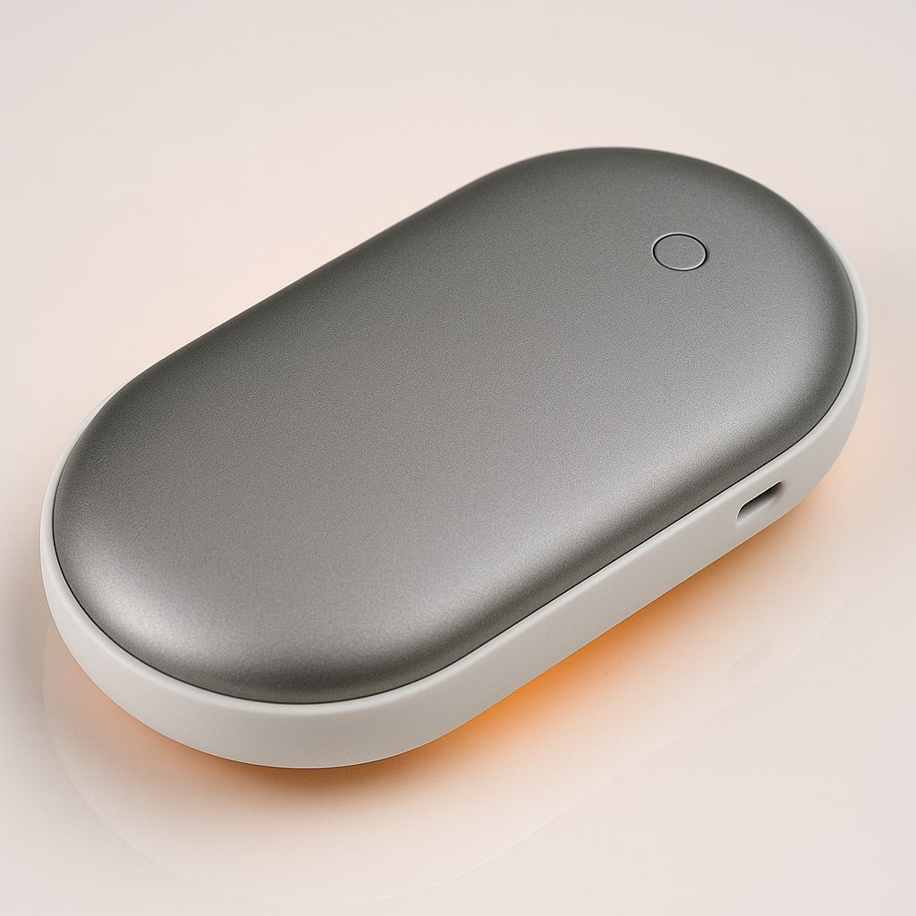 Pocket Heater | Electric Hand Warmer with Power Bank | 3 Heating Settings | HandHimmel