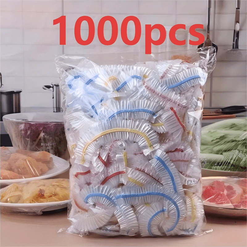 Elastic Food Storage Covers, 1000 Pieces, Made of PE