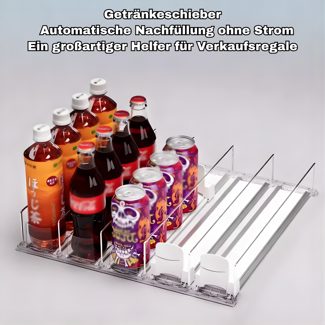 Chill Glide Organizer — Effortlessly Access and Arrange Your Beverages!