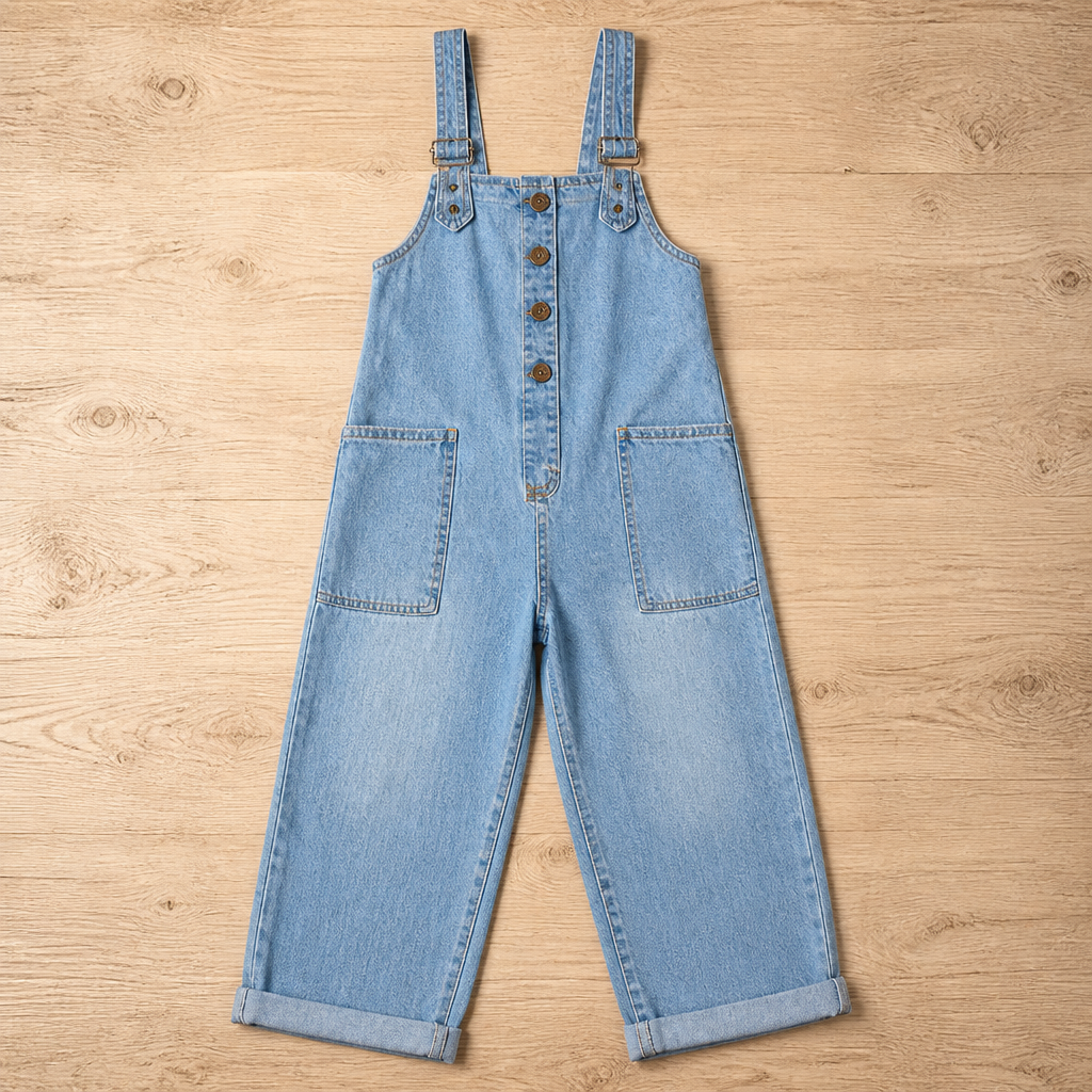 VieraFlex™ Relaxed Denim Jumpsuit — Feel Unstoppable Comfort and Effortless Confidence All Day Long