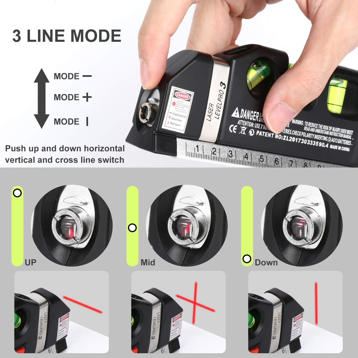 Laser Level Tool for Straight Lines - Easy to Use Like a Pro