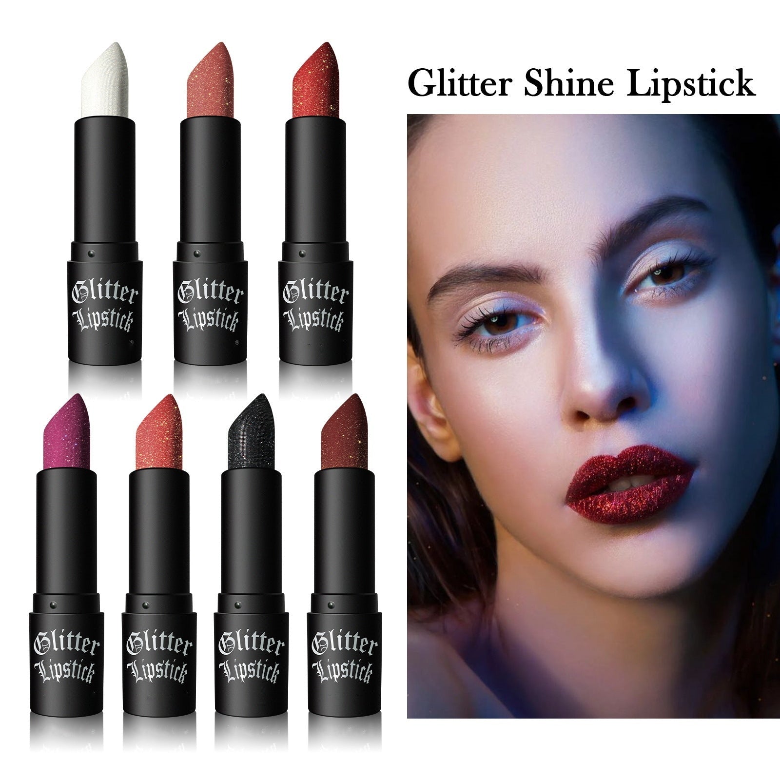 VelvetLuxe™ Matte Lipstick With Glitter Crush — Dazzle All Day with Lush, Radiant Lips That Never Fade