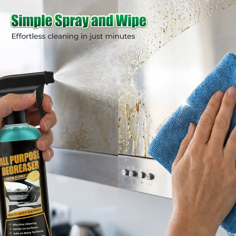 Grease Remover | No Residue | Fast Spray and Wipe | ShineEase