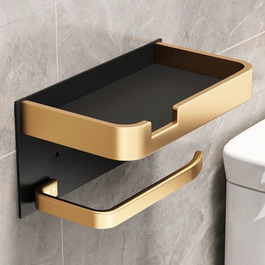 Toilet Paper Rack | Wall Mounted | Metal Dispenser | BathLine