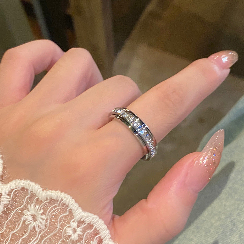 Rotating Spinner Ring in Titanium Steel with Zirconia