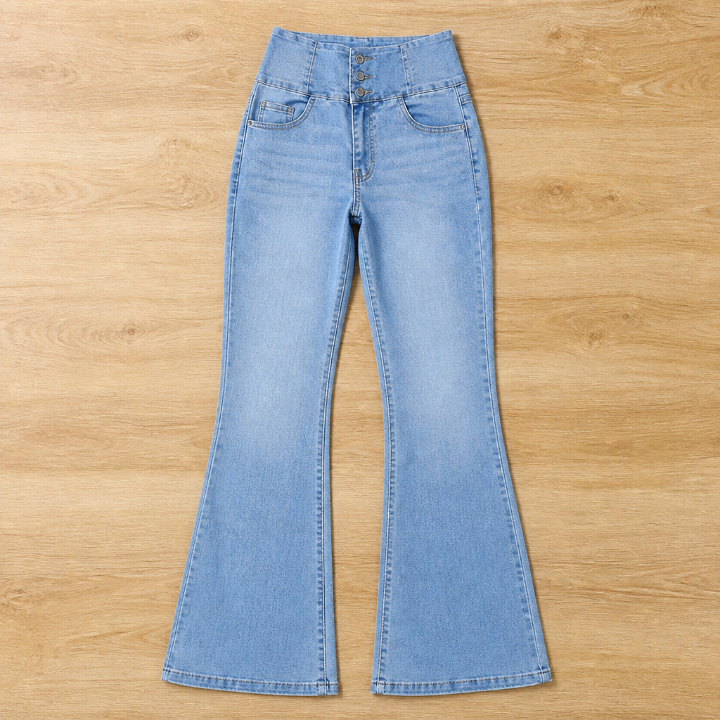 VivaceCurve™ High-Waist Flare Jeans — Sculpt Your Curves, Ignite Your Confidence Every Step