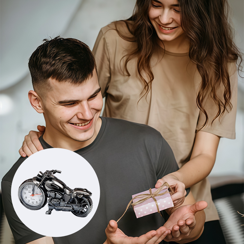 Cool Motorcycle-Style Alarm Clock for Perfect Timeliness