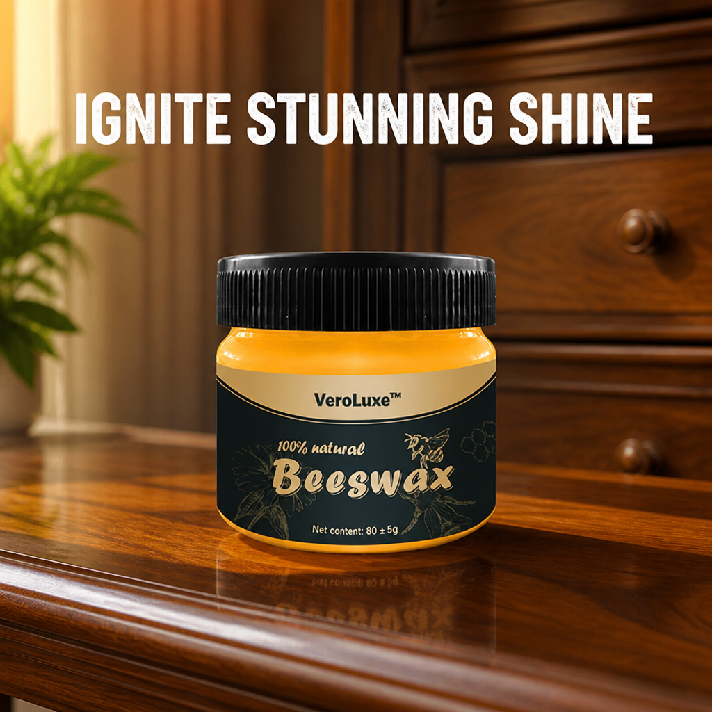 VeroLuxe™ Wood Revival Beeswax — Ignite Stunning Shine and Bring Your Wood Back to Life