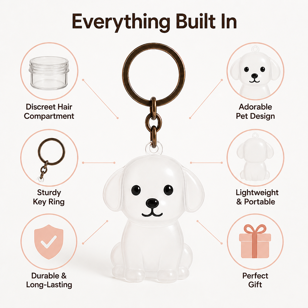 LumaPaw™ Memory Charm — Carry Your Pet’s Love Close to Your Heart Every Day
