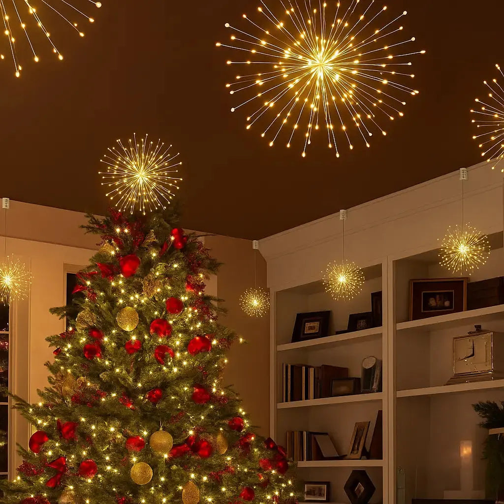 Starburst String Lights Set of 3 — Transforms Your Room into a Dazzling Light Show