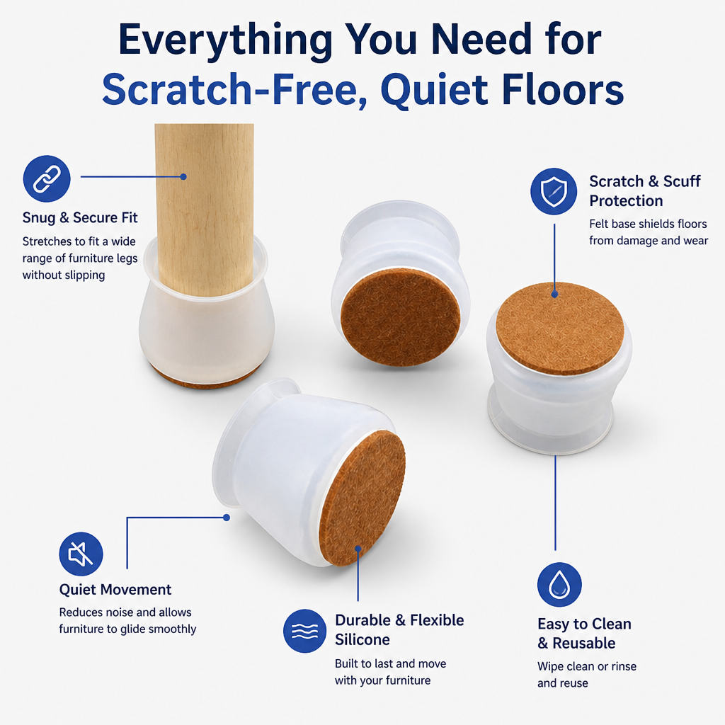 SubliGuard™ — Silent, Scratch-Free Floors with a Perfect Furniture Hug Every Time