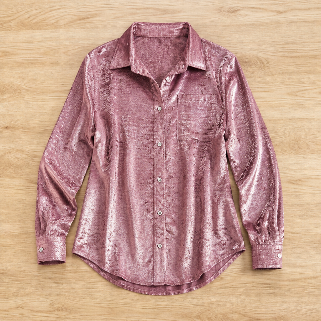 SilkenAura™ Mercerized Lapel Shirt — Glow with Effortless Elegance and All-Day Confidence