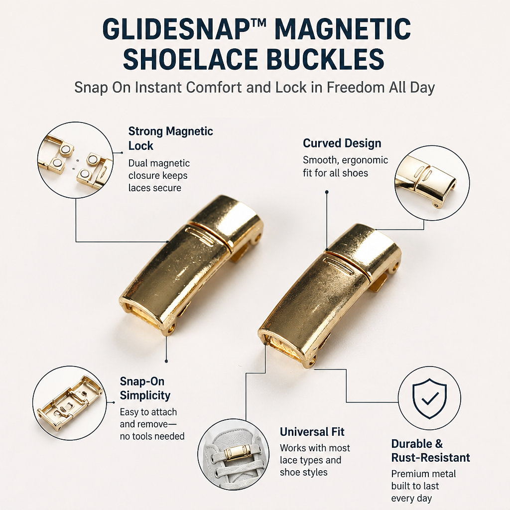GlideSnap™ — Snap On Instant Comfort and Lock in Freedom All Day
