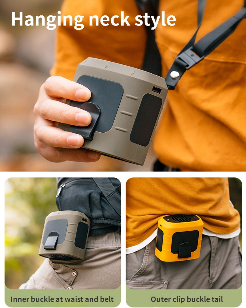 Portable Airflow Device for Fresh Breeze and Freedom on the Go