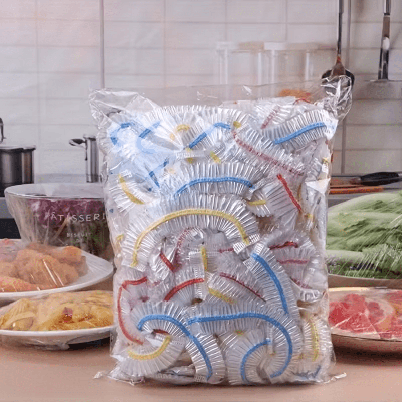 Elastic Food Storage Covers, 1000 Pieces, Made of PE