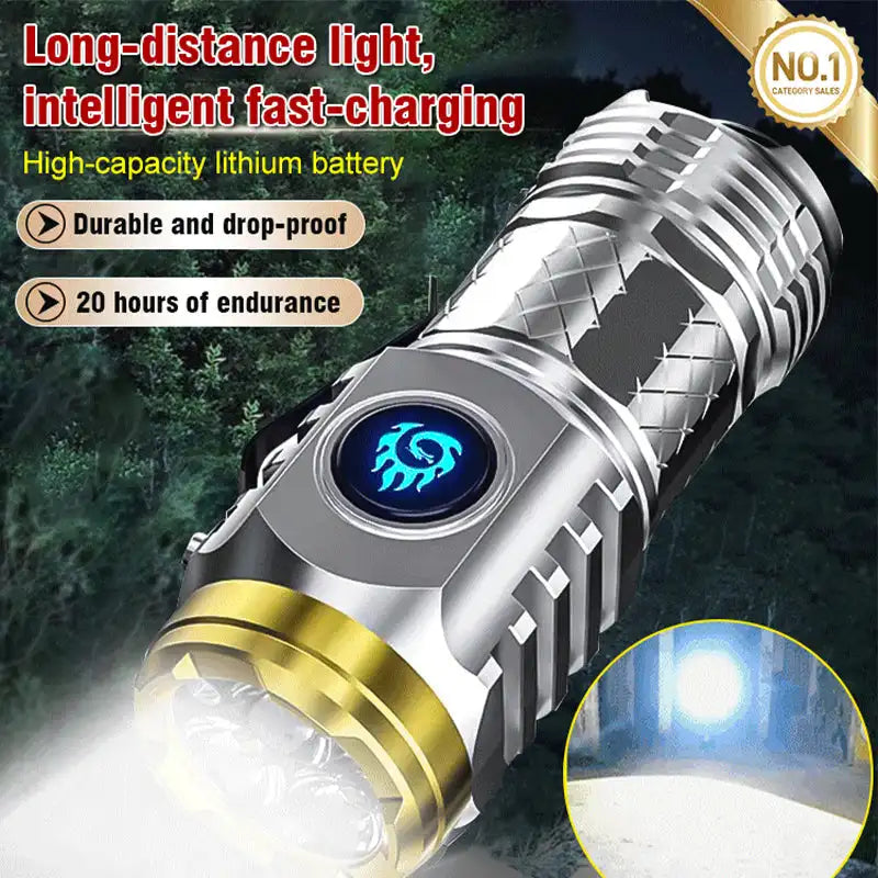 LumaBolt™ Pro Flashlight — Own the Night with Unstoppable, Pocket-Sized Power