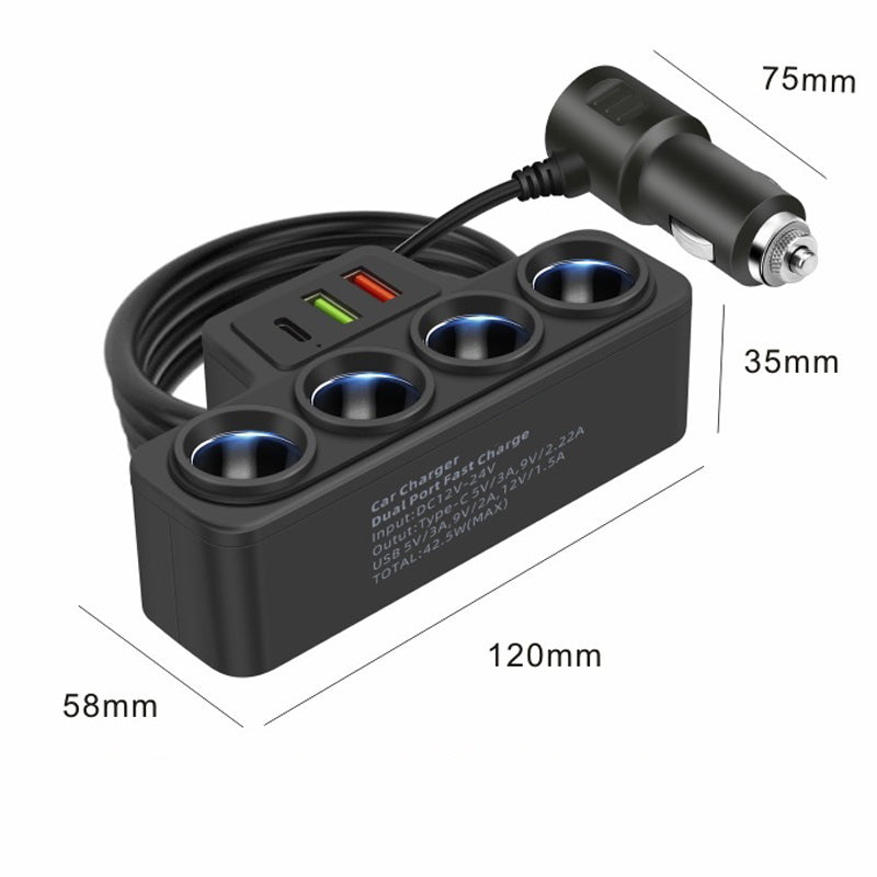 7-in-1 Power Hub — Charge All Devices Simultaneously for Safe Connectivity