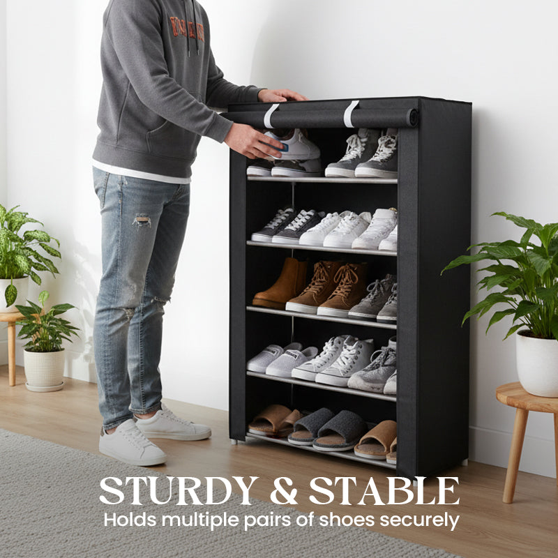 SoleHarmony – Effortless Elegance for Your Favorite Shoes – Dust-Free and Ready!
