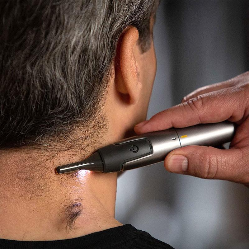 Precision Trimmer with LED Light and Titanium Blades