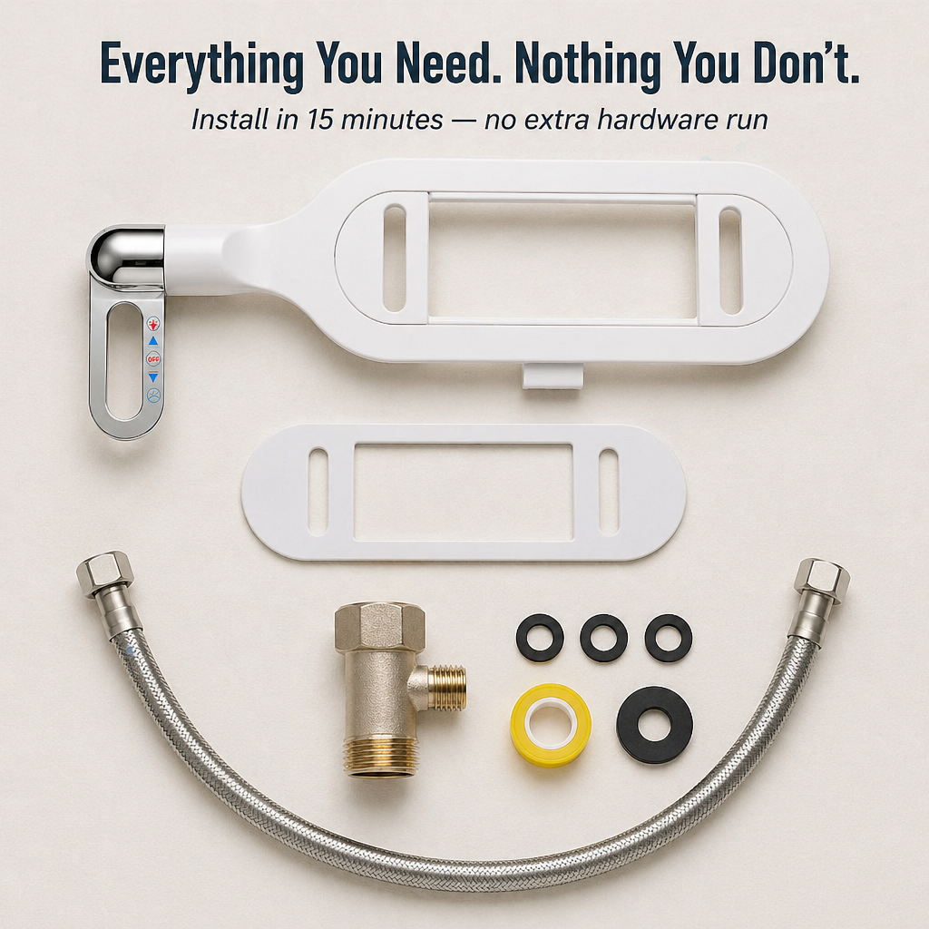 HydraPurify™ — Stop Wiping Raw, Skip the Plumber, Feel Actually Clean