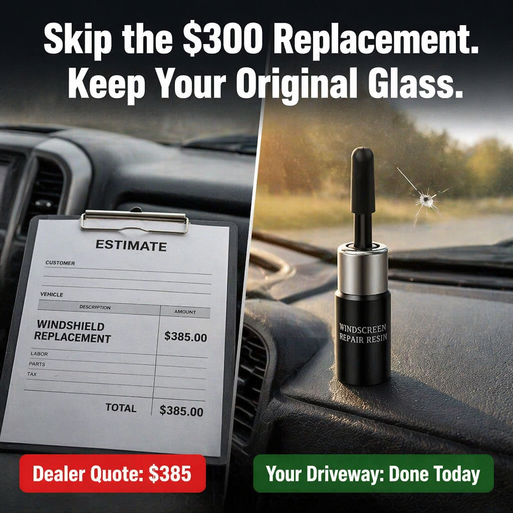 CrystalArmor™ — Stop Cracks Spreading and Save $300+ on Windshield Replacement