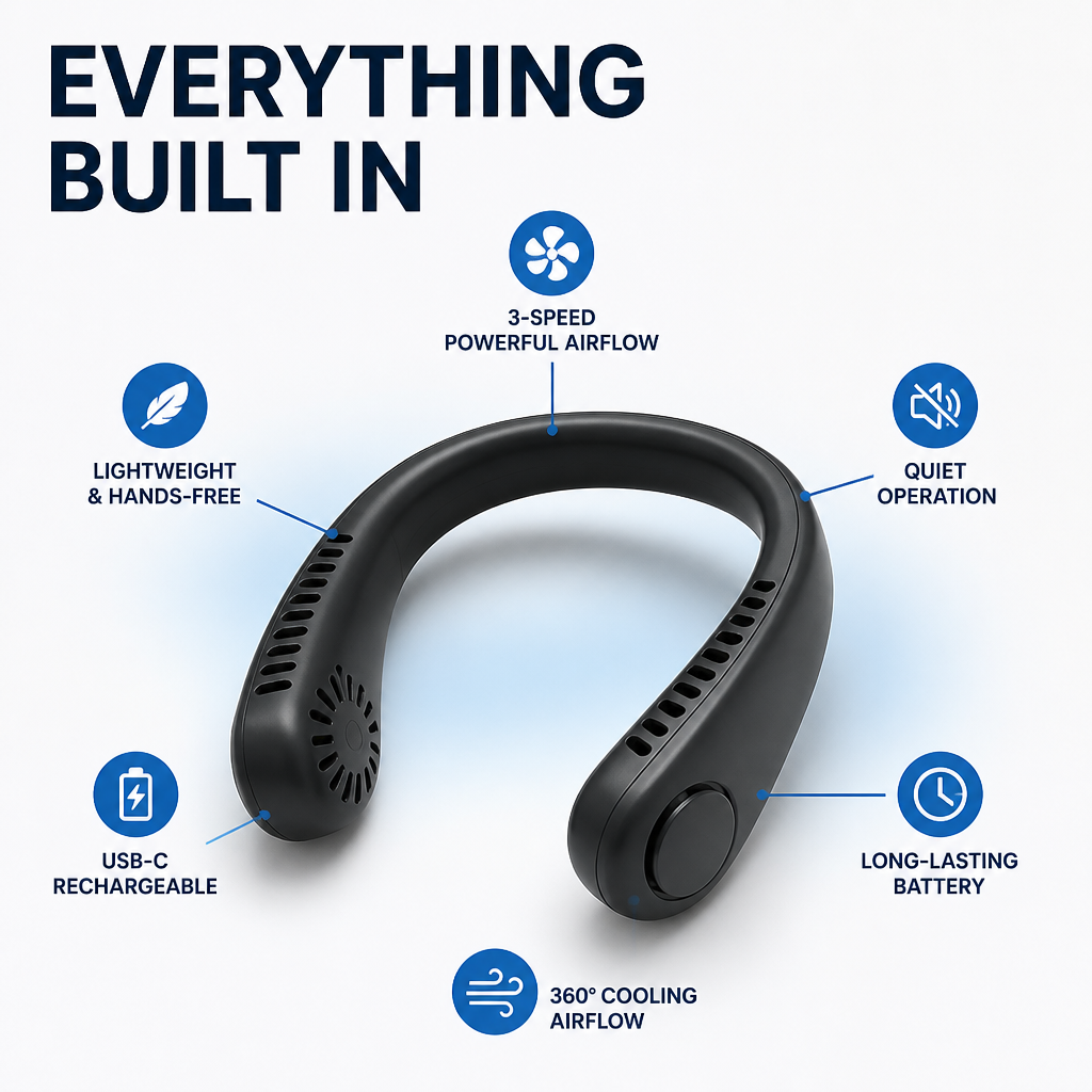 BreezeFlow™ — Unleash Instant, All-Day Freedom from Sweat and Heat