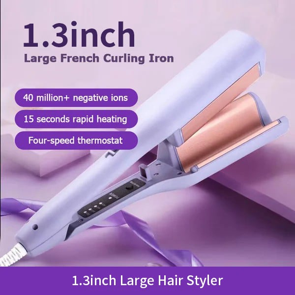 LuxeCurl™ Styler — Fast, Flawless Waves That Protect and Impress Every Time