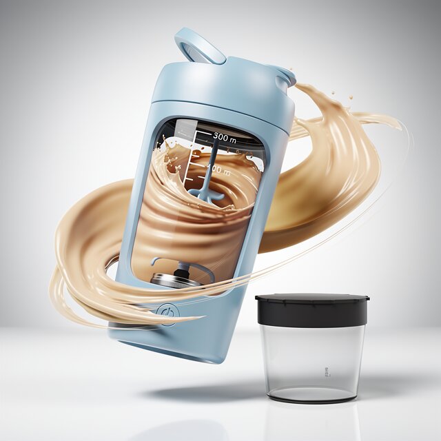 Electric Protein Blender | Self-Mixing Shaker Bottle | USB Powered Mixer | BlendGo