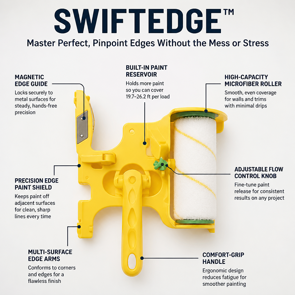 SwiftEdge™ — Master Perfect, Pinpoint Edges Without the Mess or Stress
