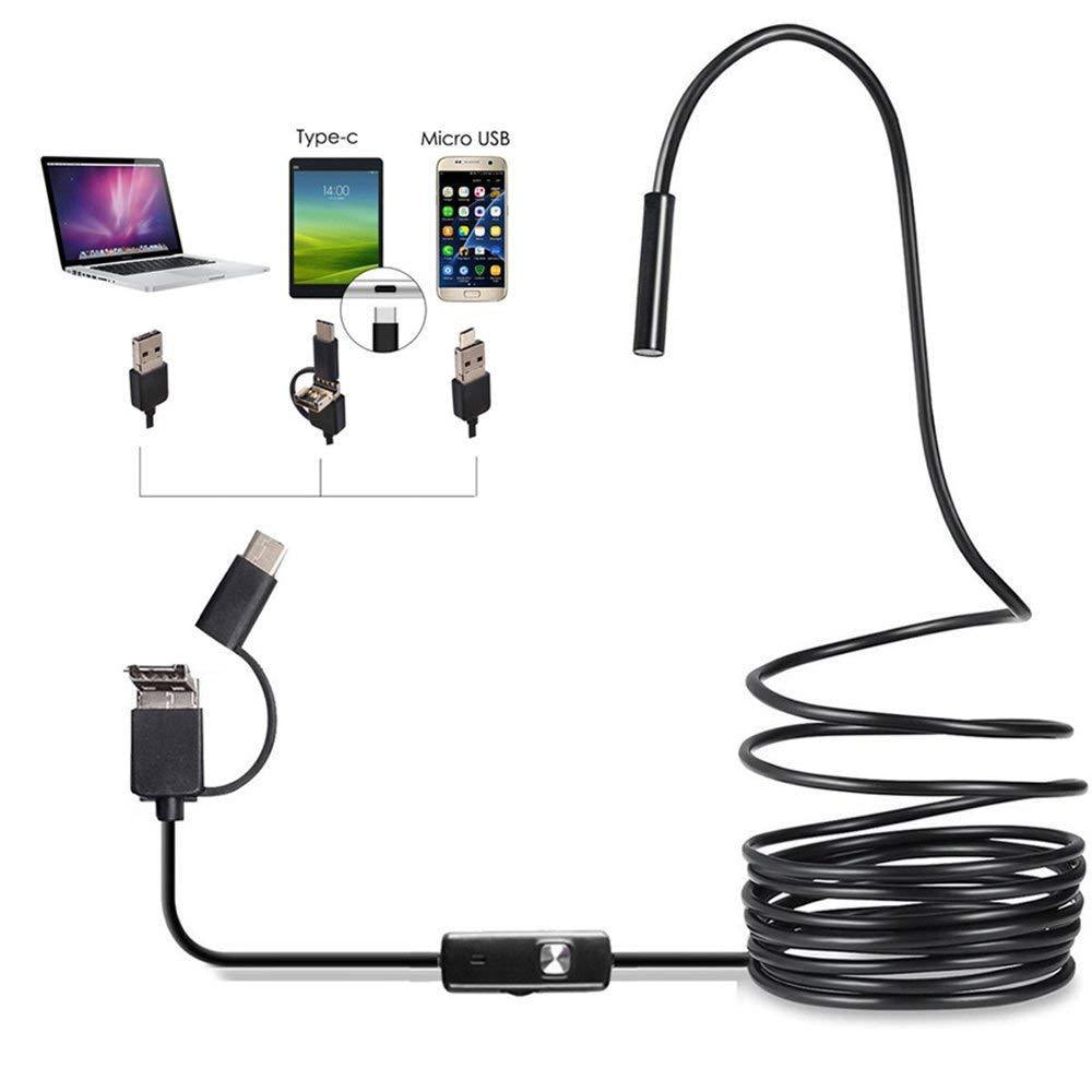 Endoscope Lens | Bendable Inspection in Narrow Areas | Variable LED Illumination | ScopeFlex