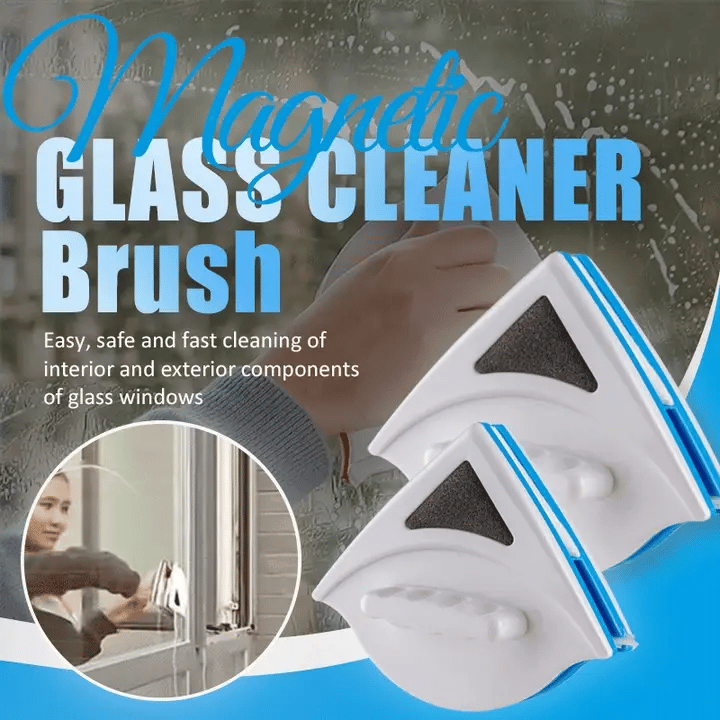 Magnetic Window Cleaner for Both Sides – Glass Cleaning Tool