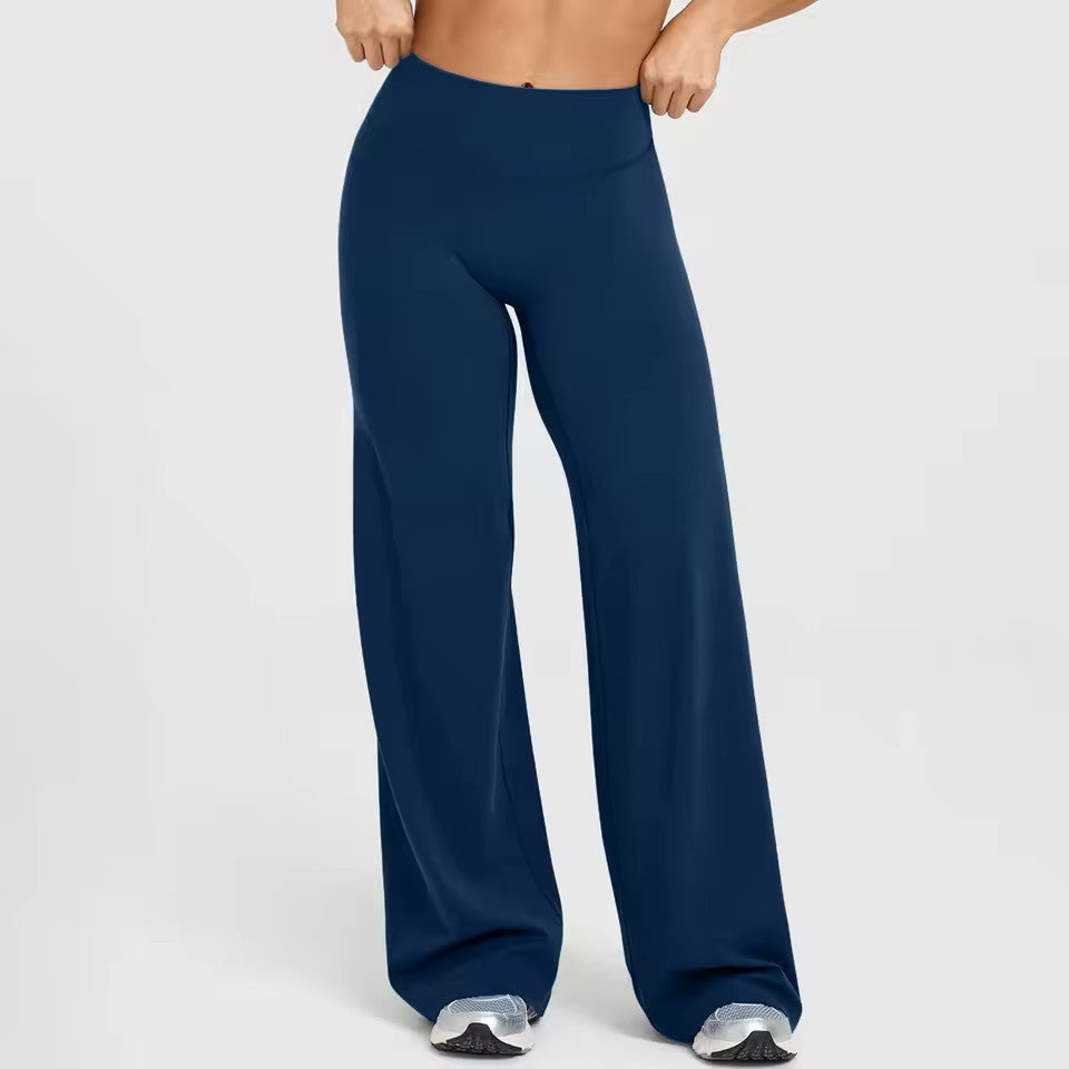 VestaLoom™ – Buttery-Soft High-Waist Wide-Leg Flare Yoga Pants