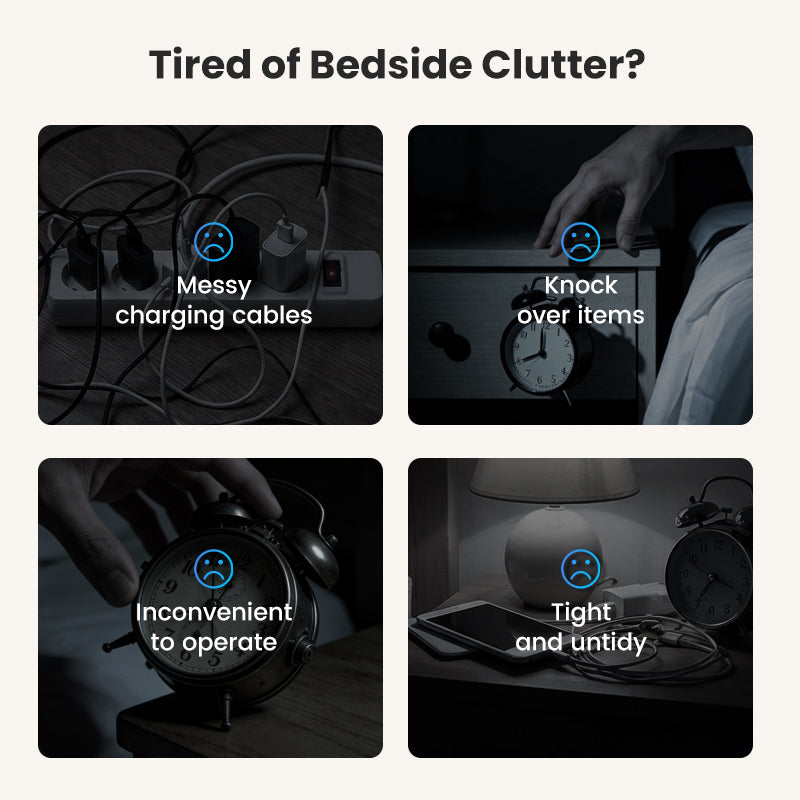 6-in-1 Night Device with Wireless Charging Function