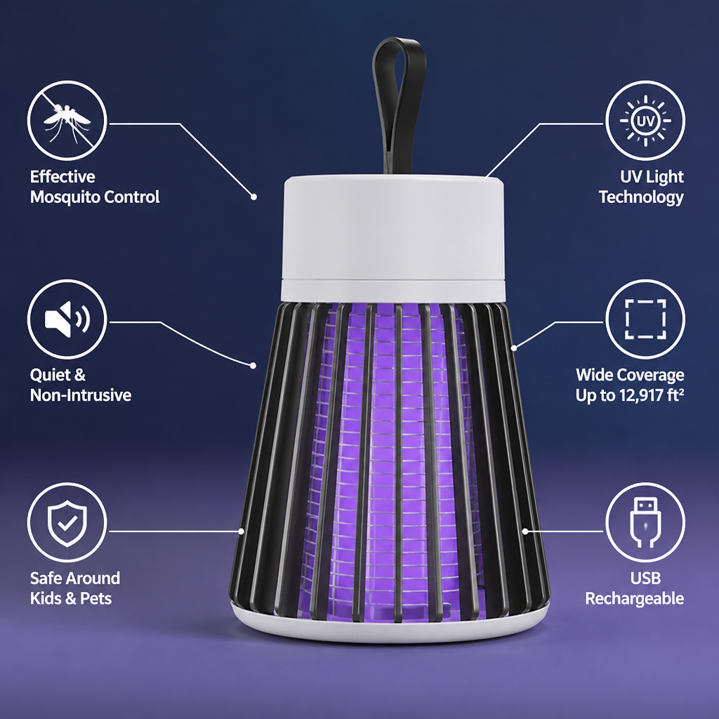 MosQuiShield™ — Silent, Chemical-Free Protection for Peaceful, Mosquito-Free Nights
