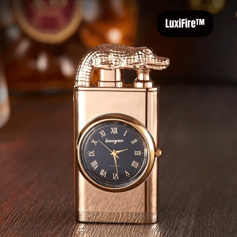 PyraLux™ Croc Flame — Ignite Your Legacy with Time and Power in Hand