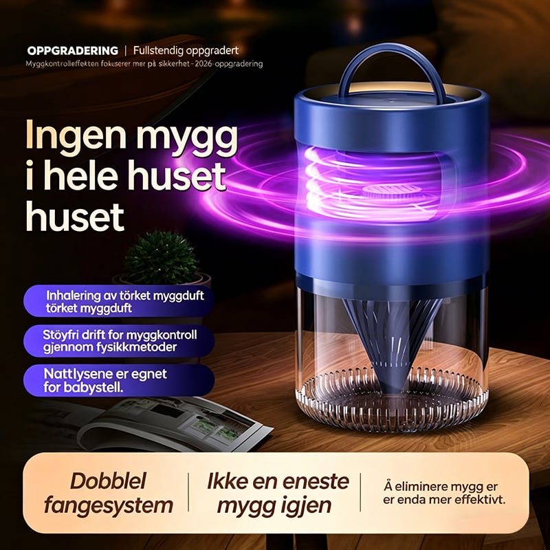 UV Light Mosquito Lamp with Suction Fan
