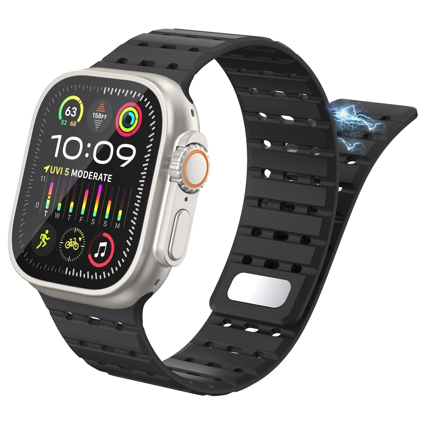 Silicone Watch Band for Daily Use and Versatile Styles