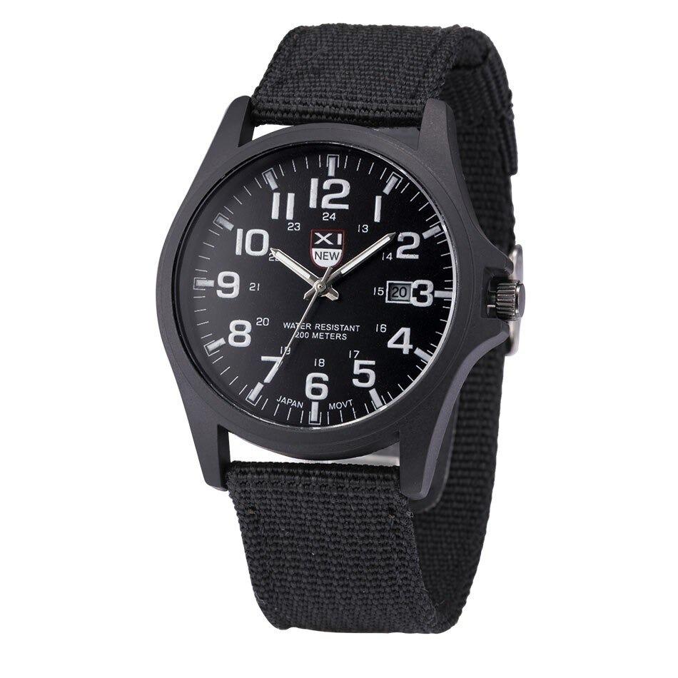 Men's Tactical Watch with LED - Shock Resistant and Waterproof
