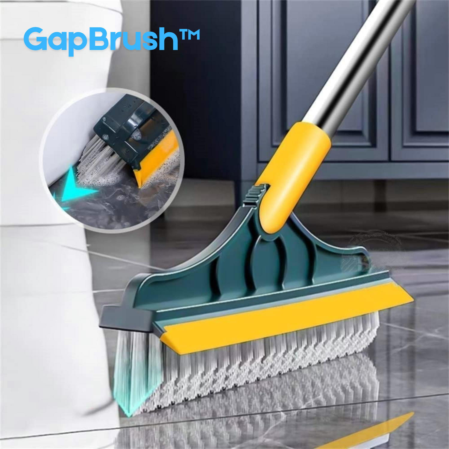 SparkScrub™ — Reach Every Corner for a Deep Clean Without the Strain