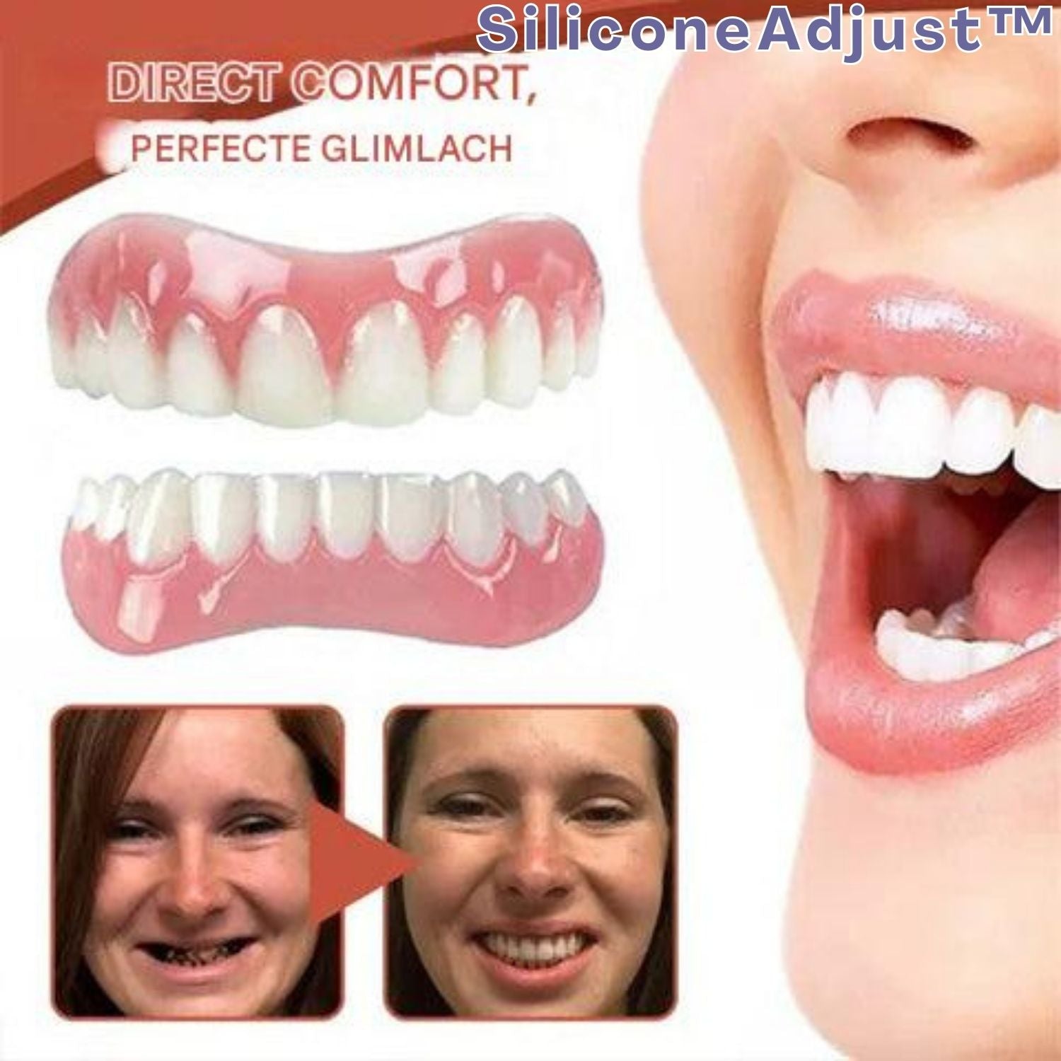 SilqueEase™ — Experience Pain-Free Denture Comfort That Lets You Smile with Confidence All Day