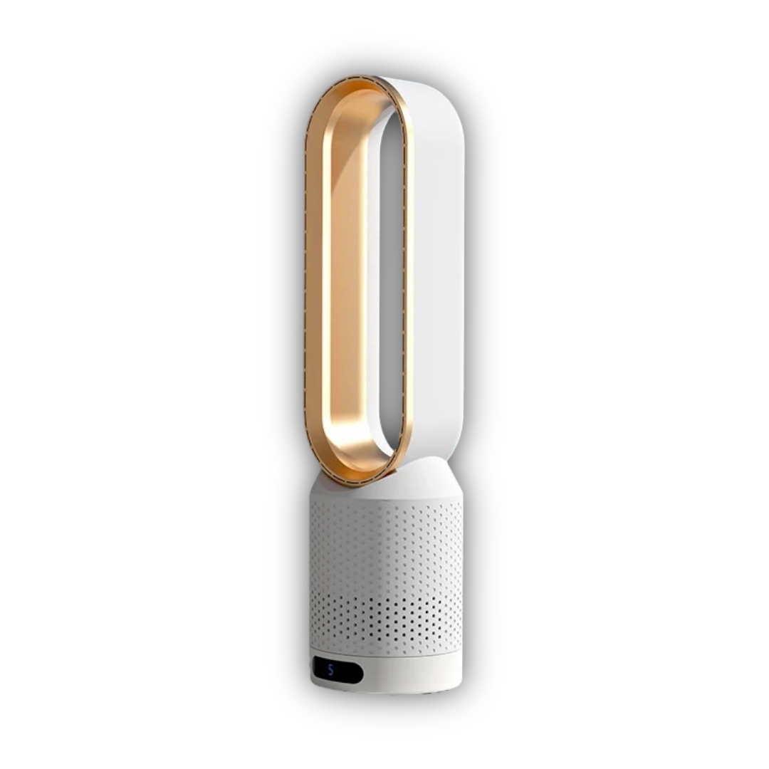 Bladeless Air Cooler and Purifier with 8 Cooling Speeds and 90° Oscillation