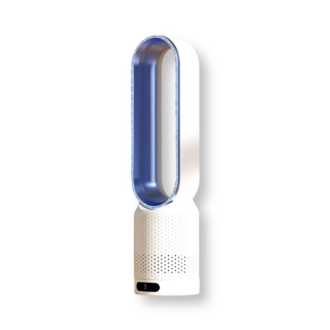 Bladeless Air Cooler and Purifier with 8 Cooling Speeds and 90° Oscillation