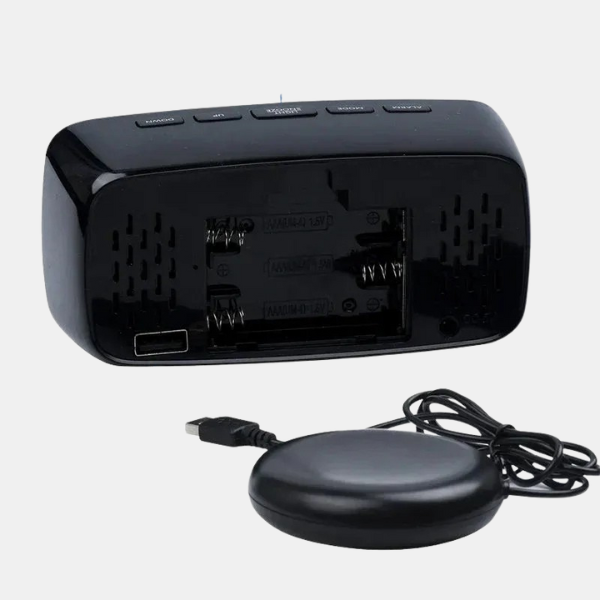 Alarm Clock with Bed Shaker – Loud Vibrating Alarm for Deep Sleepers