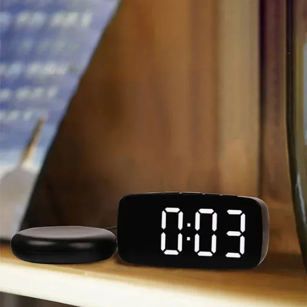 Alarm Clock with Bed Shaker – Loud Vibrating Alarm for Deep Sleepers