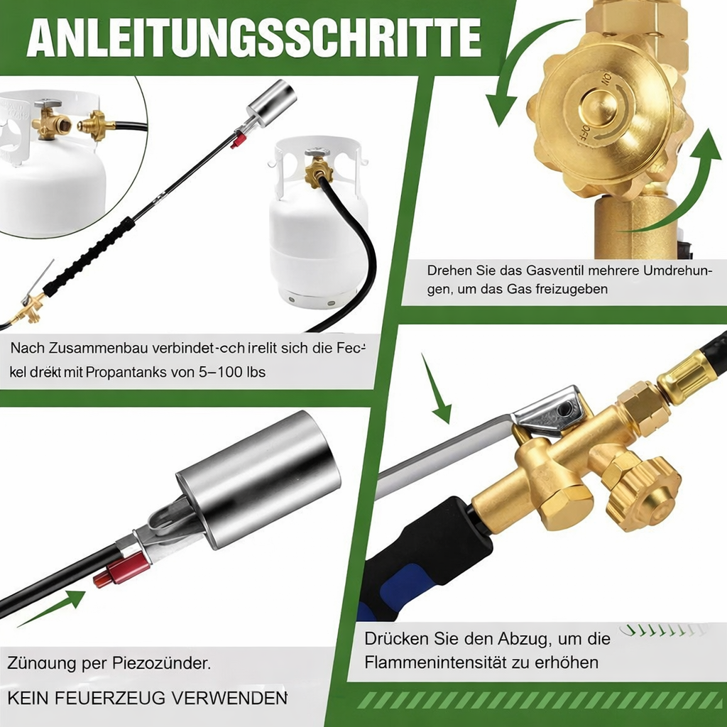 Flame Control Torch – Confidently Combat Weeds and Ice