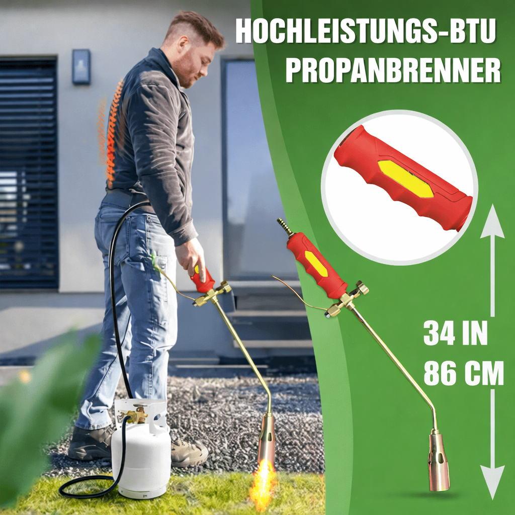 Flame Control Torch – Confidently Combat Weeds and Ice