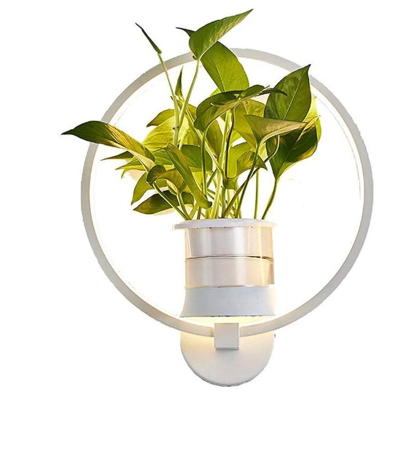 Botanical-Themed Wall Lamp